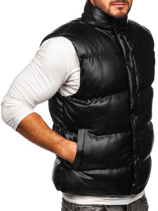 Chaleco acolchado para hombre negro Bolf 0023