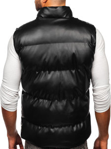 Chaleco acolchado para hombre negro Bolf 0023