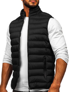 Chaleco acolchado para hombre negro Bolf 5M711