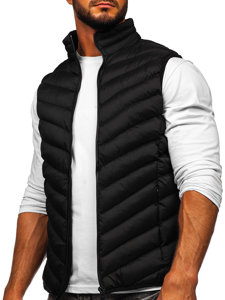 Chaleco acolchado para hombre negro Bolf 5M752