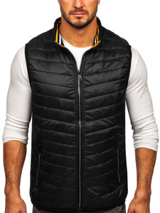 Chaleco acolchado para hombre negro Bolf 7103