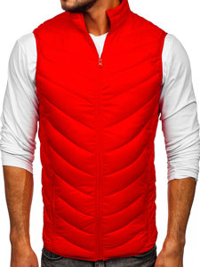 Chaleco acolchado para hombre rojo Bolf 13073