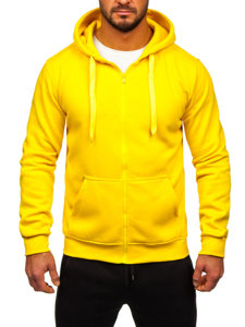 Chándal con capucha para hombre amarillo Bolf D004