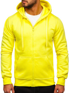 Chándal con capucha para hombre amarillo claro Bolf D004