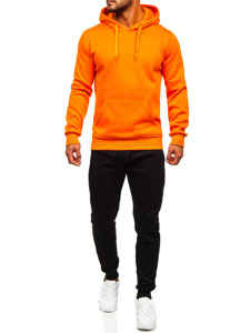 Chándal con capucha para hombre naranja Bolf D002