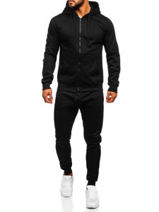 Chándal con capucha para hombre negro Bolf 10386