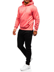 Chándal con capucha para hombre rosa Bolf D002-53