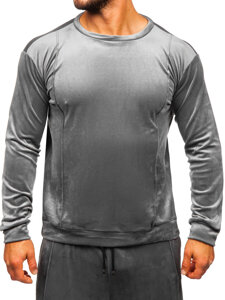 Chándal de velour para hombre gris Bolf 0001A