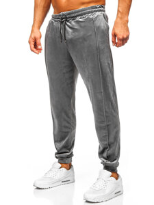 Chándal de velour para hombre gris Bolf 0001A