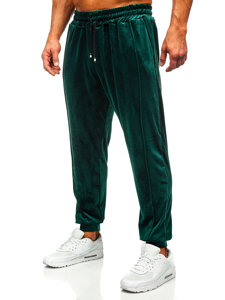 Chándal de velour para hombre verde Bolf 0001A