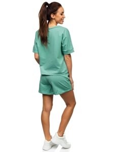 Chándal para mujer verde menta Bolf 7505