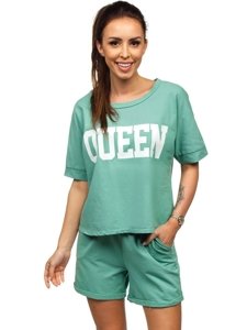 Chándal para mujer verde menta Bolf 7505