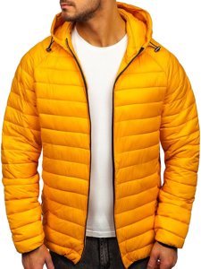 Chaqueta acolchada de entretiempo para hombre amarillo Bolf 13021