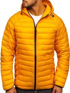 Chaqueta acolchada de entretiempo para hombre amarillo Bolf 13021