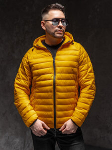 Chaqueta acolchada de entretiempo para hombre amarillo Bolf 13021A1