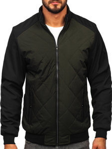 Chaqueta acolchada de entretiempo para hombre caqui Bolf 84M3022