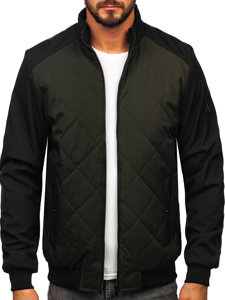 Chaqueta acolchada de entretiempo para hombre caqui Bolf 84M3022