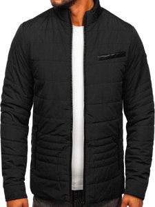 Chaqueta acolchada de entretiempo para hombre color negro Bolf 22M12