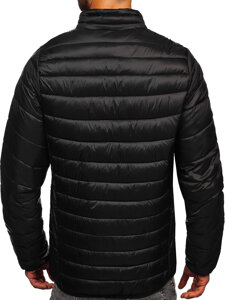 Chaqueta acolchada de entretiempo para hombre negro Bolf 5M703