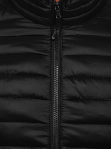 Chaqueta acolchada de entretiempo para hombre negro Bolf LY33