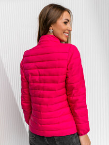 Chaqueta acolchada de entretiempo para mujer color rosa Bolf 1141