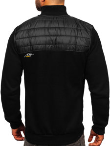 Chaqueta acolchada de entretiempo tipo bomber para hombre negro Bolf 146307