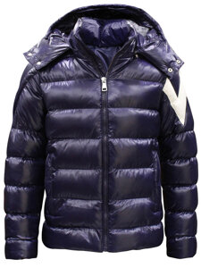 Chaqueta acolchada de invierno para hombre azul oscuro Bolf 9981