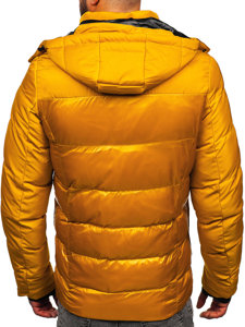 Chaqueta acolchada de invierno para hombre camel Bolf 99527