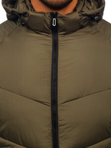 Chaqueta acolchada de invierno para hombre caqui Bolf 31M5036