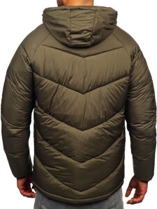 Chaqueta acolchada de invierno para hombre caqui Bolf 31M5036