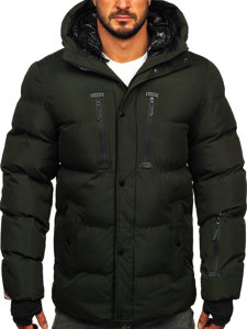 Chaqueta acolchada de invierno para hombre caqui Bolf 5M771