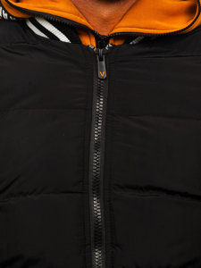 Chaqueta acolchada de invierno para hombre color negro Bolf 6900