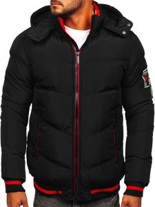 Chaqueta acolchada de invierno para hombre color negro Bolf 6902