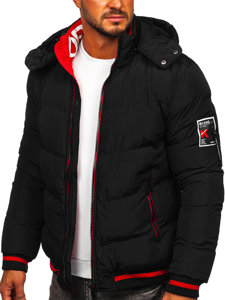 Chaqueta acolchada de invierno para hombre color negro Bolf 6902