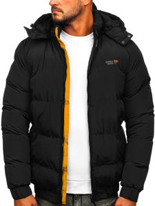 Chaqueta acolchada de invierno para hombre color negro Bolf 6904