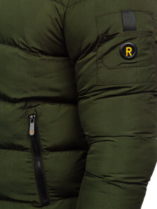 Chaqueta acolchada de invierno para hombre color verde Bolf 6900