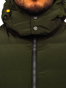 Chaqueta acolchada de invierno para hombre color verde Bolf 6906