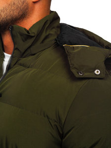 Chaqueta acolchada de invierno para hombre color verde Bolf 6906