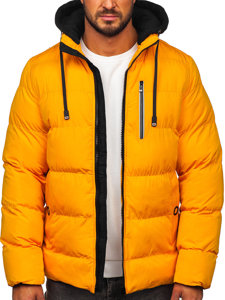 Chaqueta acolchada de invierno para hombre naranja Bolf 27M8112