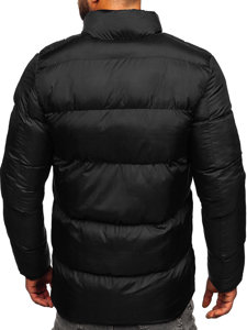 Chaqueta acolchada de invierno para hombre negro Bolf 0025