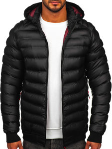 Chaqueta acolchada de invierno para hombre negro Bolf 22M325