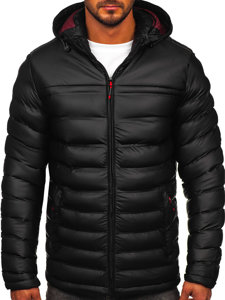 Chaqueta acolchada de invierno para hombre negro Bolf 22M326