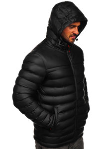 Chaqueta acolchada de invierno para hombre negro Bolf 22M326