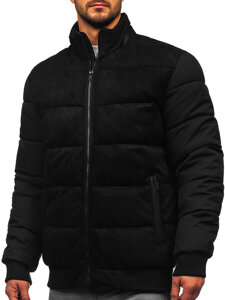 Chaqueta acolchada de invierno para hombre negro Bolf 22M336