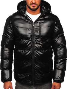 Chaqueta acolchada de invierno para hombre negro Bolf 27M8105