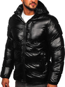 Chaqueta acolchada de invierno para hombre negro Bolf 27M8105