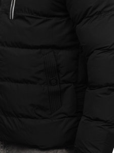 Chaqueta acolchada de invierno para hombre negro Bolf 27M8112