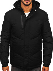 Chaqueta acolchada de invierno para hombre negro Bolf 31M5035