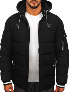 Chaqueta acolchada de invierno para hombre negro Bolf 57M7502