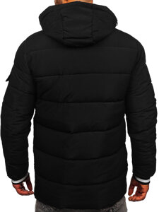 Chaqueta acolchada de invierno para hombre negro Bolf 57M7502